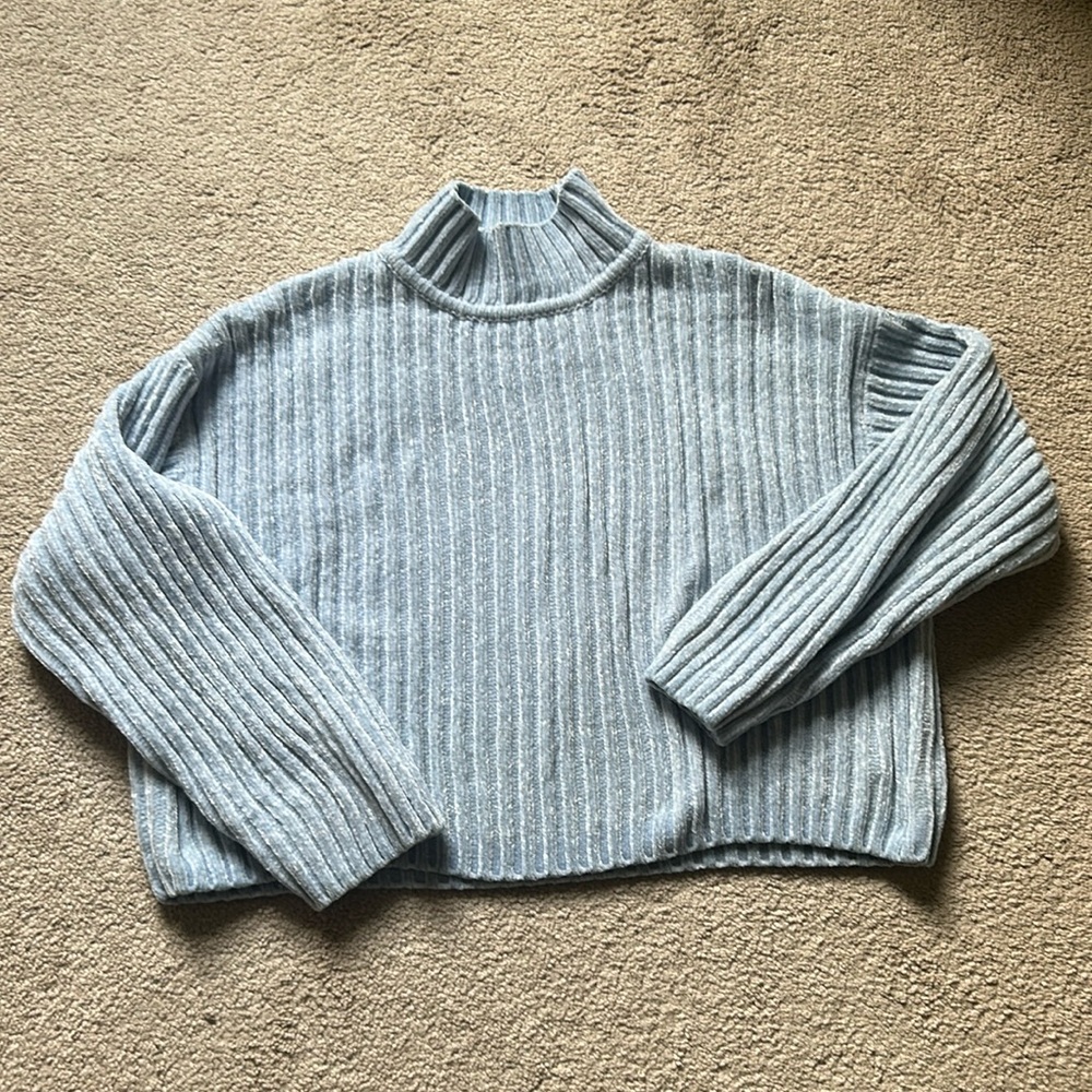 Light Blue Turtle Neck - image 1